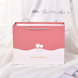 Wholesale Custom Logo Printing Creative Kraft Paper Shopping Bag Wedding Gift Packing Paper Boxes Party Supplies