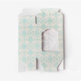 Paper boxes wedding folding candy/gift/underwear/candle packaging boxes with window