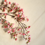 Beauty refers to cherry, peach blossom ins wind, Nordic plum simulation flower, family decoration wedding