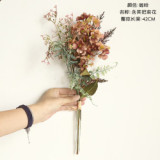 Simulated flower manufacturer's family decoration, wedding holding flowers, road guide flower wall with flower smiling bouquet