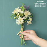 Simulation flower wholesale ins cross border manufacturers artificial flower and green plants wedding decorations