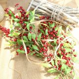 2021Wholesale small fresh  flower foreign trade flower arrangement family decoration wedding Christmas Berry