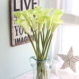 Manufacturer wholesale simulation flower hand holding flower foreign trade family decoration wedding long branch Calla