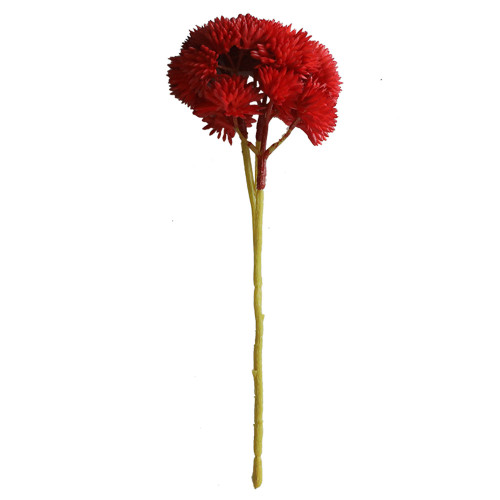 2021Imitation flower manufacturer soft gum rice baby fruit feels fleshy, green plant Sen female embroidered cone