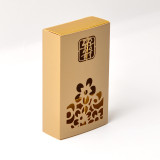 Low MOQ Foldable Hollow Out 6pcs Chocolate Paper Packaging Box  for chocolate