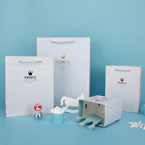 Infant Clothing Foldable Paper Shopping Bag