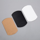 Custom logo folding paper box candy/socks packaging pillow paper box with handle