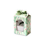 Paper boxes wedding folding candy/gift/underwear/candle packaging boxes with window