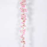 2021 manufacturer wholesale wall flower wedding decoration green leaf artificial rose vine