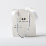 Wholesale Customized Logo Patterns  Gift Paper Bags Box With Handle Bow