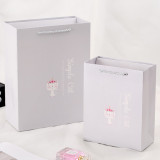 Big Circle Pattern Hair Extension Gift Paper Bag Packaging