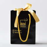 Custom Logo Black White  Paper  Box For  Wedding Birthday Party Gift Box