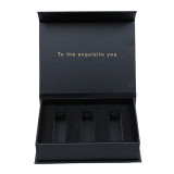 Luxury Black Customized Cardboard Box Gift Jewelry Lipstick box Packing Makeup Box