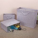 Wholesale Logo Printing Reusable Paper Shopping Bags for Clothes Gift