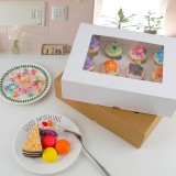 Chocolate kraft paper box moon cake/cookie/candy packaging paper box custom logo