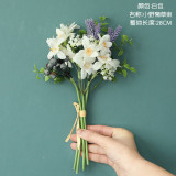 Simulation flower wholesale ins cross border manufacturers artificial flower and green plants wedding decorations