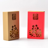 Low MOQ Foldable Hollow Out 6pcs Chocolate Paper Packaging Box  for chocolate
