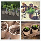 30 Packs 4 Inch Peat Pots Plant Starters for Seedling, Biodegradable Herb Seed Starter Pots Kit, Garden Germination Nursery Pots