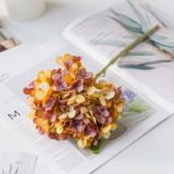 2021Wedding simulation bouquet artificial flowers cross border plant silk decoration window Hydrangea