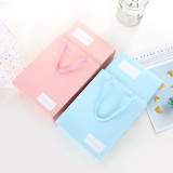 Custom Packaging Light Color Socks Gift Paper Box With Shopping Bag