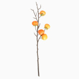 2021Dry branch simulation flower manufacturer family decoration wedding holding flower persimmon simulation fruit