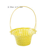 Portable Basket for Flower Arranging Waterproof Hollow-out Small Basket Home Floral Bouquet Baskets