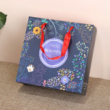 Milk Tea Shopping Paper Bag with Handle Eco-friendly