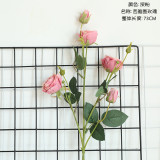 2021Simulated flower manufacturer family decoration wedding holding flower wall plant ins wind 6 roses