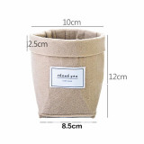 Creative Furnishing Flower Pot Retro Indoor Simple Succulent Gardening Flower Pot Wool Felt Desktop Flower Basket