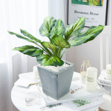 2021Simulated green plant bundle potted Nordic style home decoration ornaments 12 jade hearts