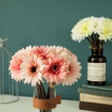 Manufacturer sales simulation flower wholesale Gerbera fake flower family wedding holding flower Fulang bouquet