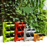 Outdoor Three-dimensional Vertical Greening Plant Pot Wall Flowerpot Container Stacked Wall-mounted Planting Box Flower Trough