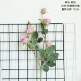 2021Simulated flower manufacturer family decoration wedding holding flower wall plant ins wind 6 roses