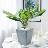 2021Simulated green plant bundle potted Nordic style home decoration ornaments 12 jade hearts