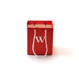 Custom Style Printed Red Euro Tote Gift  Packaging Small Paper Bags for jewelry