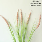 Wholesale decoration fake flower onion grass grain wedding INS wind simulation flower manufacturers green plants cross border