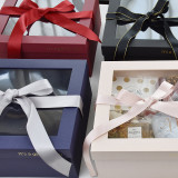 Eco-Friendly Kraft paper Jewelry Packaging Box with Bowknot Decoration