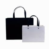 Custom kraft paper bag solid color shopping bags clothing bags