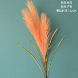 Cross border decoration ins wind wholesale crafts reed grass simulation flower manufacturer  flower green plant wedding