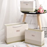 Wholesale Logo Printed Retail clothes Paper Shopping Bag With Handle