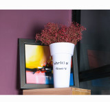 Creative Round Square Flower Tube Grow Dried Flowers Shop Barrel Thickened Flower Pot