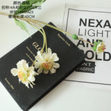 2021Manufacturer wholesale simulation flower rose export orchid fleshy family decoration wedding 4 fork windmill orchid