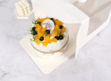 Wholesale Portable Birthday Cake Box Simple Environmental Protection Paper Box With Window
