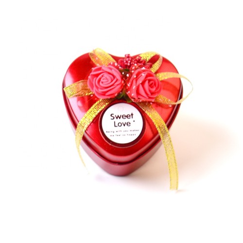 Wedding Gift Heart-shaped Metal Packaging Tin Box Chocolate Candy Tin Box
