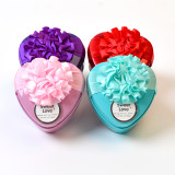 Custom heart shaped packaging metal gift tin box
