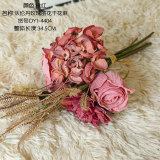 2021China simulation flower wholesale home decoration rose dry bouquet