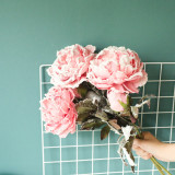 2021Manufacturer wholesale simulation flower home decoration cross border Wedding Christmas snow Peony