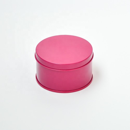 cookie packaging tin can custom cake metal round box