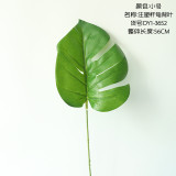2021Wedding artificial flower manufacturer green plant wholesale decoration crafts cross border turtle leaf