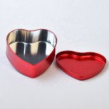 Custom large heart shaped printed jewelry gift tin box